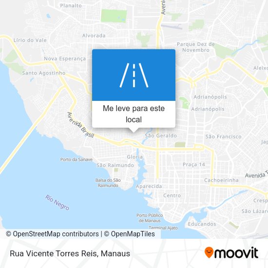 Rua Vicente Torres Reis mapa