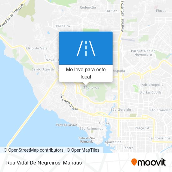 Rua Vidal De Negreiros mapa