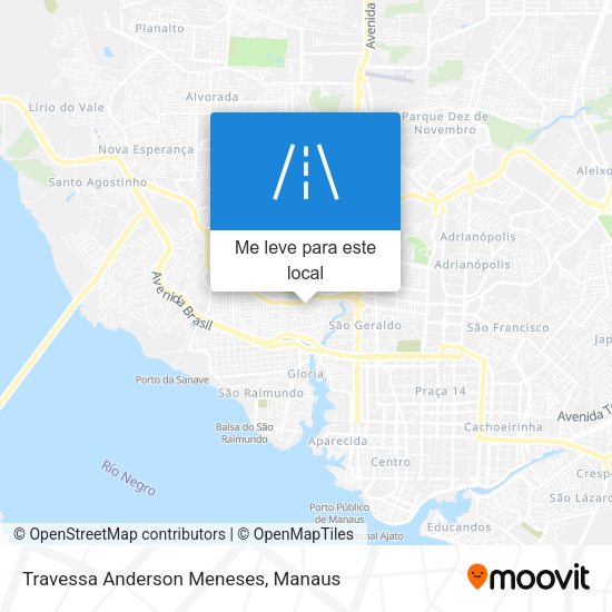 Travessa Anderson Meneses mapa