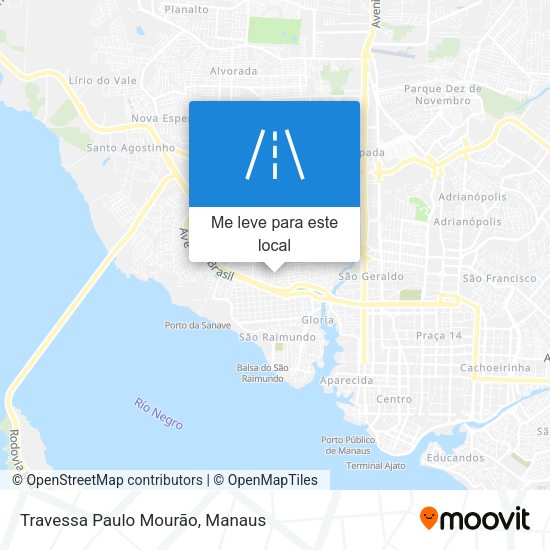 Travessa Paulo Mourão mapa