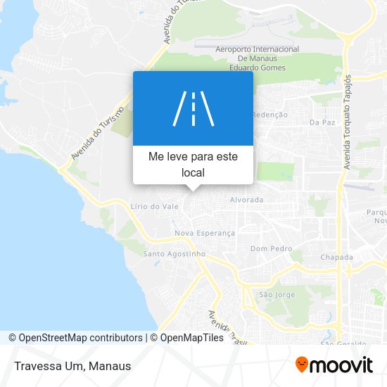Travessa Um mapa