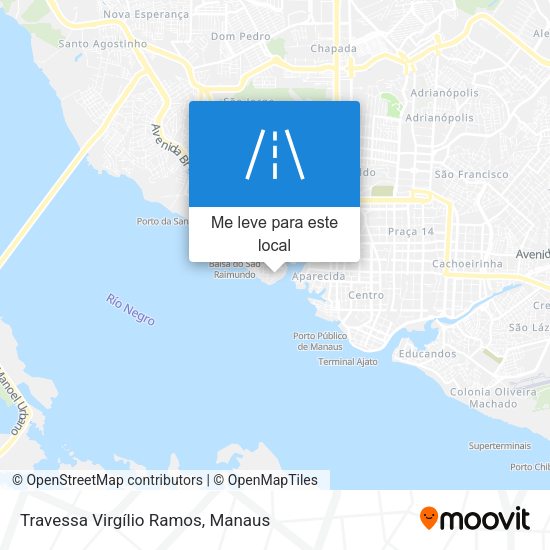 Travessa Virgílio Ramos mapa