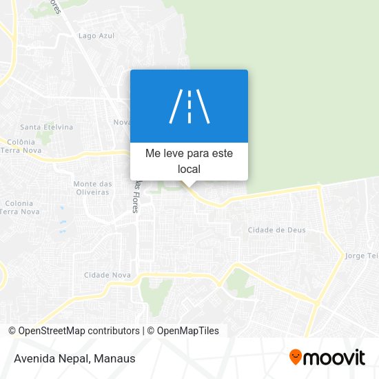 Avenida Nepal mapa