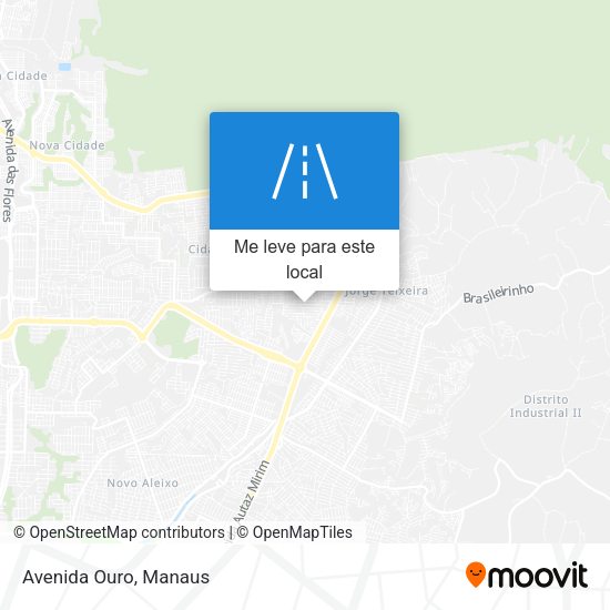 Avenida Ouro mapa