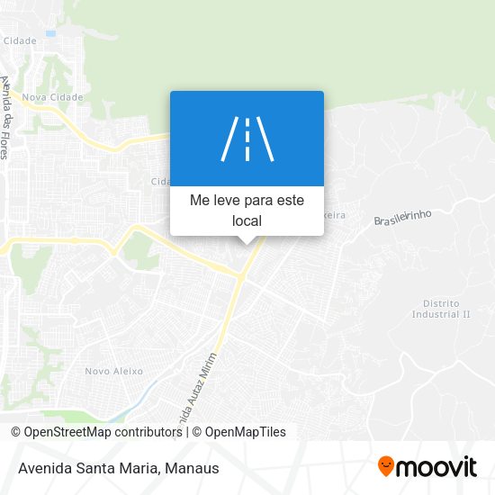 Avenida Santa Maria mapa
