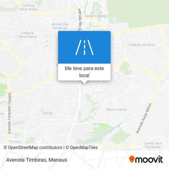 Avenida Timbiras mapa