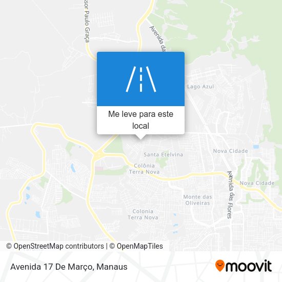 Avenida 17 De Março mapa
