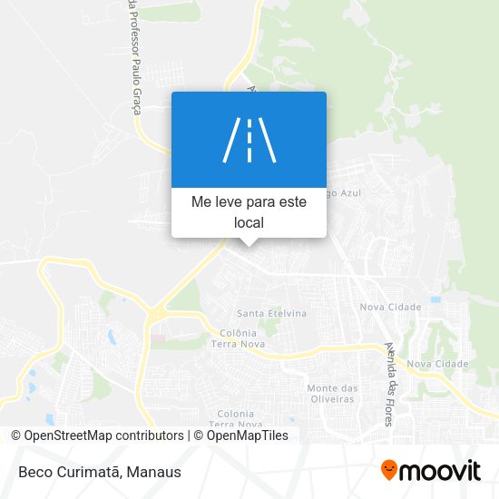 Beco Curimatã mapa
