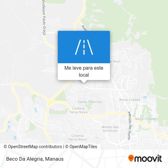Beco Da Alegria mapa