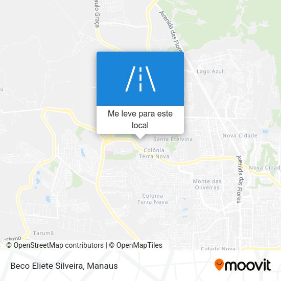 Beco Eliete Silveira mapa