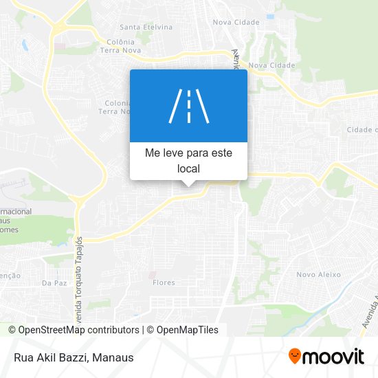 Rua Akil Bazzi mapa
