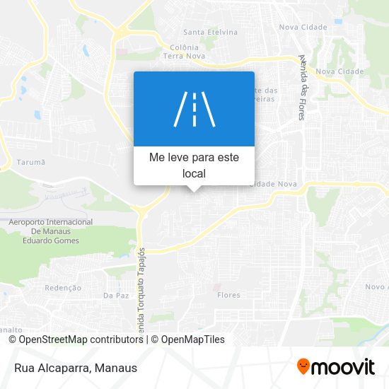 Rua Alcaparra mapa