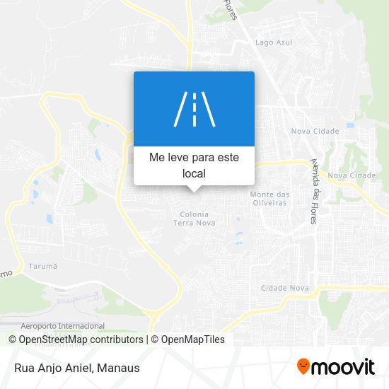 Rua Anjo Aniel mapa