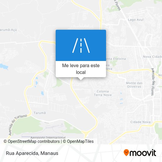 Rua Aparecida mapa