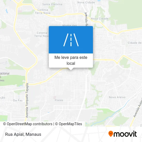 Rua Apial mapa