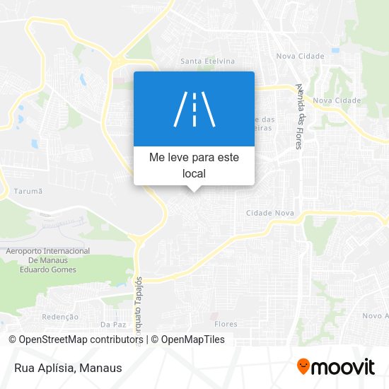 Rua Aplísia mapa
