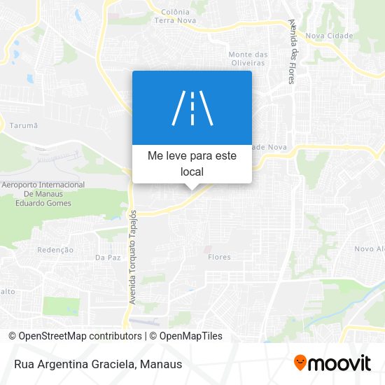 Rua Argentina Graciela mapa