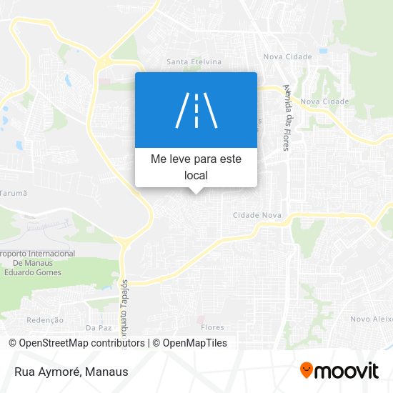 Rua Aymoré mapa