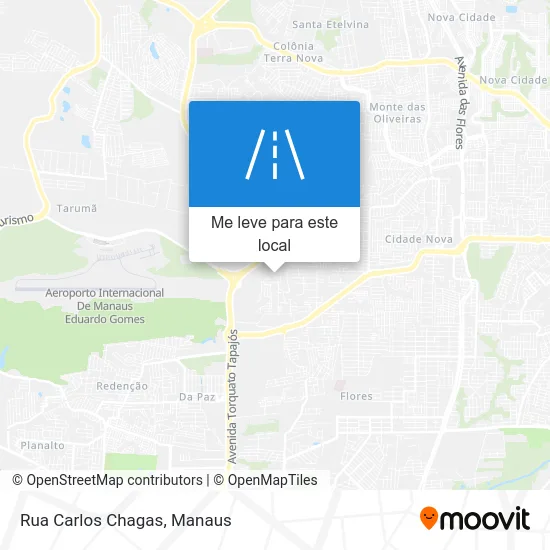 Rua Carlos Chagas mapa