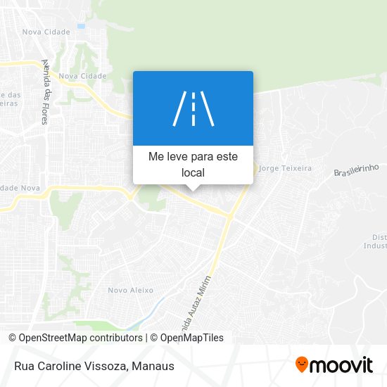 Rua Caroline Vissoza mapa