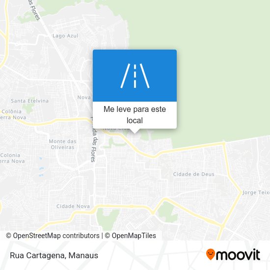 Rua Cartagena mapa
