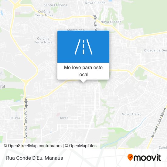 Rua Conde D'Eu mapa