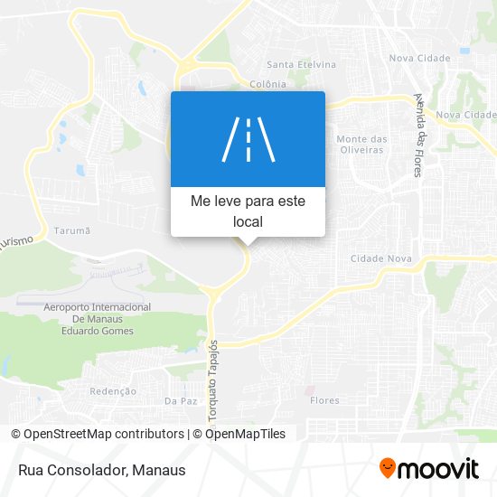 Rua Consolador mapa