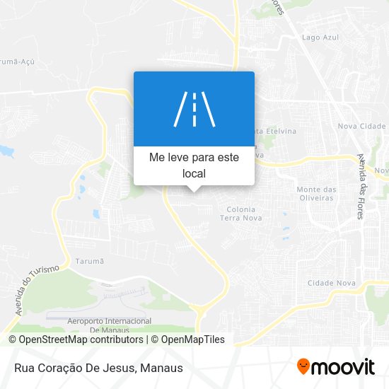 Rua Coração De Jesus mapa