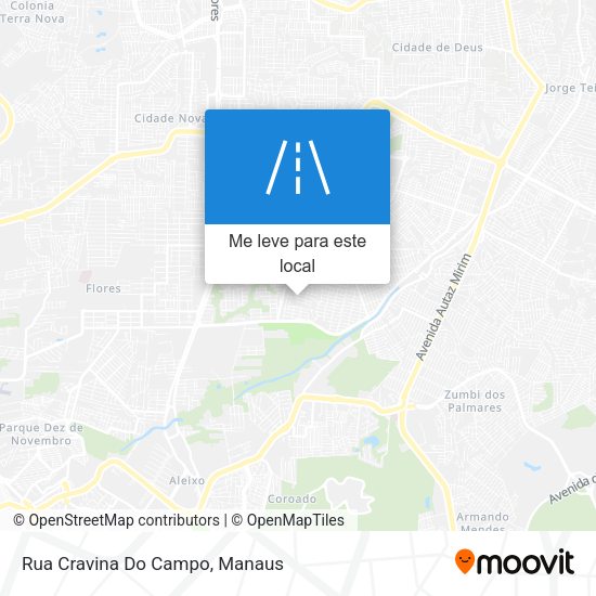Rua Cravina Do Campo mapa