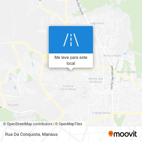 Rua Da Conquista mapa