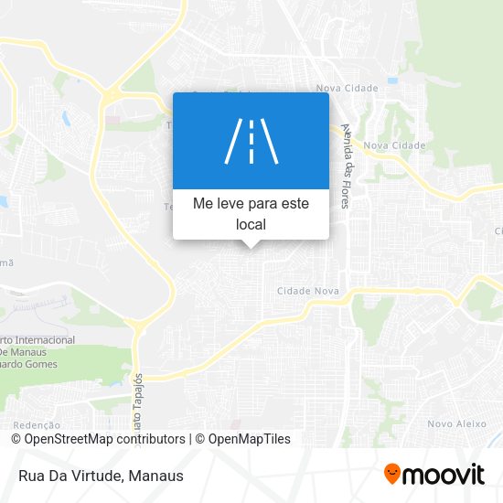 Rua Da Virtude mapa