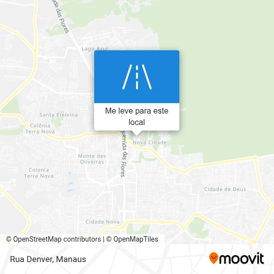 Rua Denver mapa
