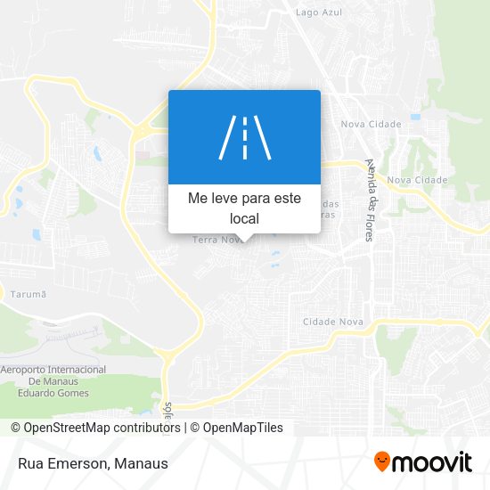 Rua Emerson mapa