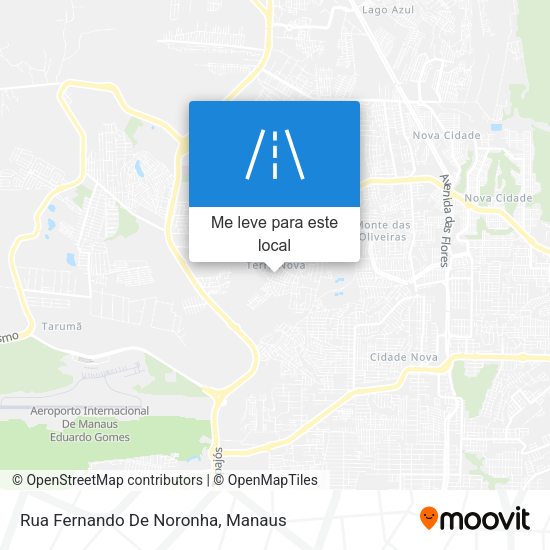 Rua Fernando De Noronha mapa