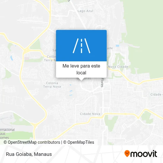 Rua Goiaba mapa