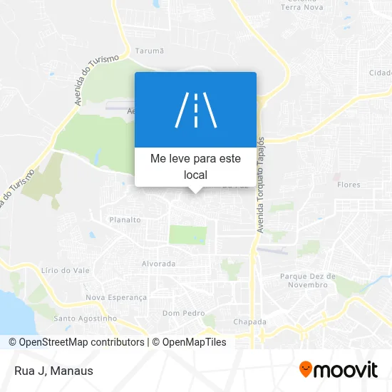 Rua J mapa