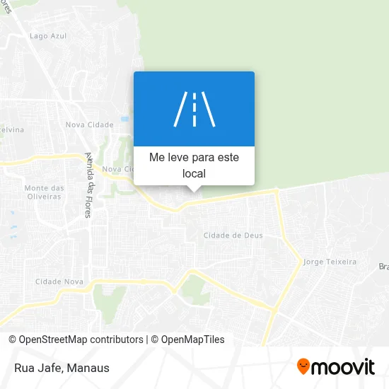 Rua Jafe mapa
