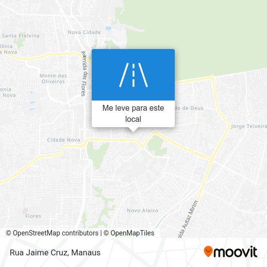 Rua Jaime Cruz mapa