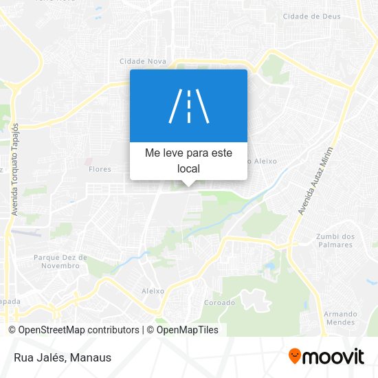 Rua Jalés mapa