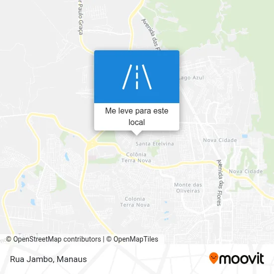 Rua Jambo mapa