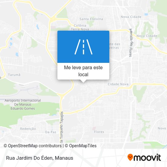 Rua Jardim Do Éden mapa