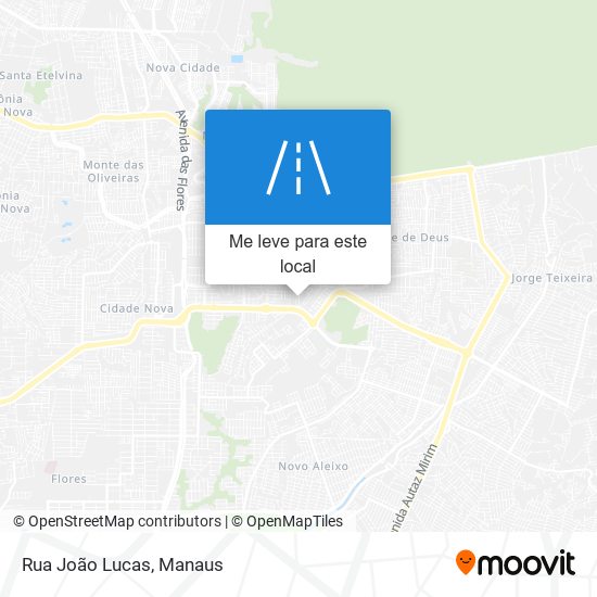 Rua João Lucas mapa