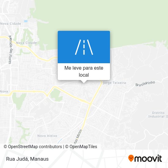 Rua Judá mapa
