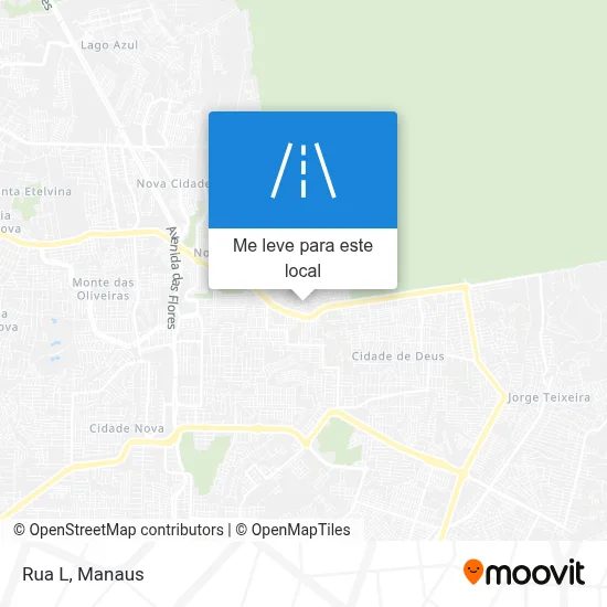 Rua L mapa
