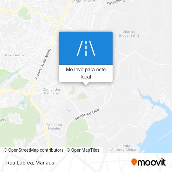 Rua Lábrea mapa