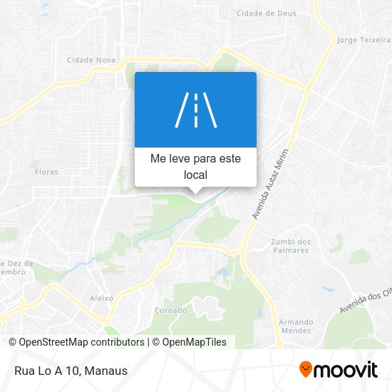Rua Lo A 10 mapa