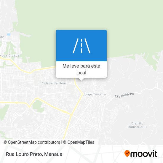Rua Louro Preto mapa