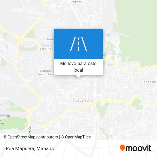 Rua Mapuera mapa