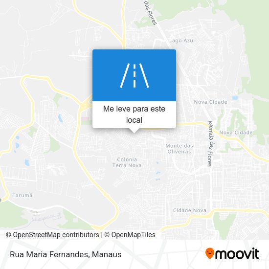Rua Maria Fernandes mapa