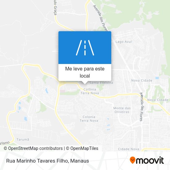 Rua Marinho Tavares Filho mapa